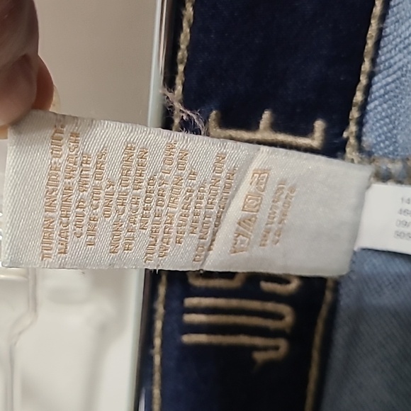 JUSTICE Blue Denim Mid Rise Dark Wash Jeggings - Size 6 Slim - Picture 8 of 10